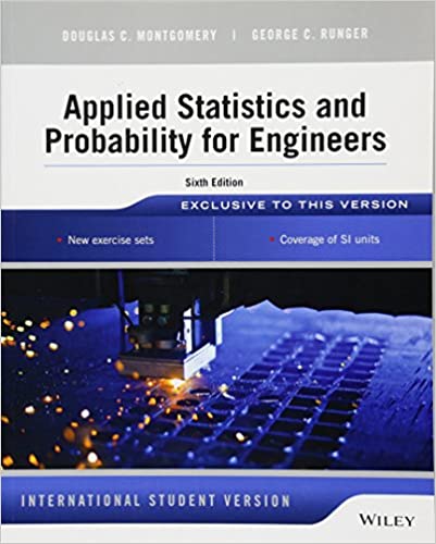 Applied Statistics and Probability for Engineers (6th Edition International Student Version) - Original PDF